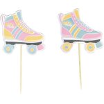 Party pro 91390pr, sachet de 10 pics  cocktail rollers annes 90's