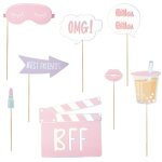 Party pro 913pppb, set photobooth 10 pi�ces pyjama party