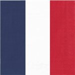 Party pro 913vlf3, set de 16 serviettes france Party pro 913vlf3, set de 16 serviettes france