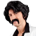 Perruque mac (avec moustaches)