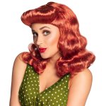 Perruque pin - up 60's rousse