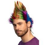 Perruque punk homme colore