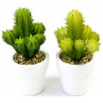 Petit cactus artificiel 13cm assorti en pot (x1) Petit cactus artificiel 13cm assorti en pot (x1)