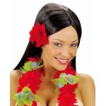 Pince cheveux fleur rose, rouge
