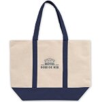 Sac cabas h�tel bord de mer 50, 5cm en lin