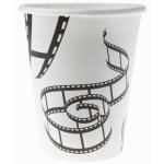 Sachet de 10 gobelets blancs collection cin�ma (pellicule)