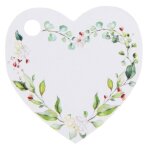 Sachet de 10 marque - places mariage végétal coeur Sachet de 10 marque - places mariage végétal coeur