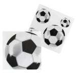 Sachet de 20 serviettes football 33 x 33 cm