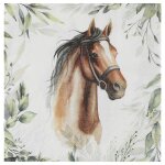 Sachet de 20 serviettes hippique en papier Sachet de 20 serviettes hippique en papier