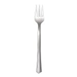 Sachet de 40 mini - fourchettes 10cm plastique effet chrom�