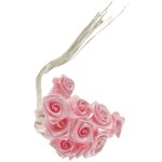 Sachet de 48 mini - roses satin, rose