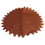 Sachet de 50 tulles cristal chocolat
