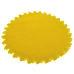 Sachet de 50 tulles cristal jaune
