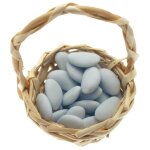 Sachet 500g de drages amandes avolas marquises, pastel bleu
