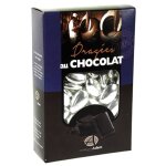Sachet 500g de dragées chocolat - argent brillant Sachet 500g de dragées chocolat - argent brillant
