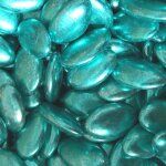 Sachet 500g de dragées chocolat - or bleu électrique brillant Sachet 500g de dragées chocolat - or bleu électrique brillant