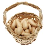 Sachet 500g drag�es longuettes (amande) - ecru brillant