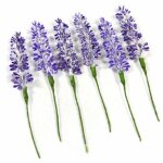 Sachet de 6 brins de lavande artificielle 12cm Sachet de 6 brins de lavande artificielle 12cm