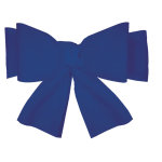 Sachet 6 coupons - noeuds pour dossier, bleu roy Sachet 6 coupons - noeuds pour dossier, bleu roy