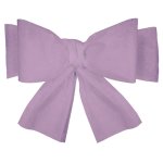 Sachet 6 coupons - noeuds pour dossier, parme Sachet 6 coupons - noeuds pour dossier, parme