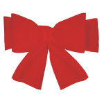 Sachet 6 coupons - noeuds pour dossier, rouge Sachet 6 coupons - noeuds pour dossier, rouge