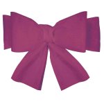 Sachet 6 coupons - noeuds pour dossier, violet Sachet 6 coupons - noeuds pour dossier, violet