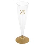 Sachet de 6 fltes pied or ge 20 ans