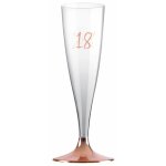 Sachet de 6 fltes pied rose gold ge 18 ans