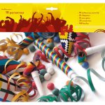Sachet kit cotillons 10 personnes multicolores