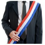 Santex 4058 - 0, echarpe du maire de 8 cm x 2 mtres, tricolore france