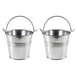 Santex 5409 - 4, sachet de 2 seaux mtal 5cm