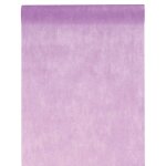 Santex 5696 - 16 - 30, long chemin de table en intiss 25 metres, parme