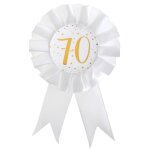 Santex 6635 - 70, cocarde des �ges m�tal 70 ans