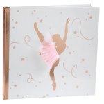 Santex 6708 - 5, livre d'or ballerine m�tallis�, rose