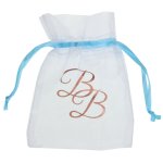 Santex 6814 - 6, sachet de 6 bourses bb, bleu