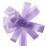 Santex 70178 - 16 - sachet de 5 noeuds automatiques tulle parme