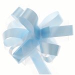 Santex 70178 - 6 - sachet de 5 noeuds automatiques tulle ciel