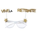 Santex 7298 - 3, lunettes vive la retraite paillet�es