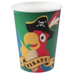 Santex 7519 - 99, lot de 10 gobelets pirate enfant colors 25cl