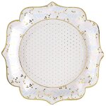 Santex 8013 - 99, sachet de 10 assiettes bapt�me