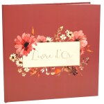 Santex 8336 - 25, livre d'or amour floral Santex 8336 - 25, livre d'or amour floral
