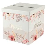Santex 8337 - 25, tirelire amour floral