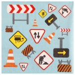 Santex 8423 - 99, sachet de 20 serviettes en chantier 33x33cm