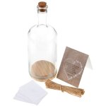 Bouteille  voeux 50 messages 23, 5cm