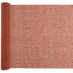 Santex 8553 - 112 - 30, chemin de table naturel coton 36cmx5m, terracotta
