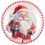 Santex 8651 - 99, paquet de 10 assiettes p�re no�l 22, 5cm