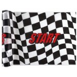 Santex 8826 - 99 - 30, chemin de table formule 1 racing damier 5m Santex 8826 - 99 - 30, chemin de table formule 1 racing damier 5m