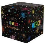 Santex 9031 - 11, tirelire anniversaire festicolor, multi / noir