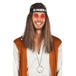 Set de 3 accessoires hippie (bandeau, lunettes, collier) Set de 3 accessoires hippie (bandeau, lunettes, collier)