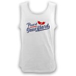 T - shirt marcel pinard et sauciflard, blanc taille xl